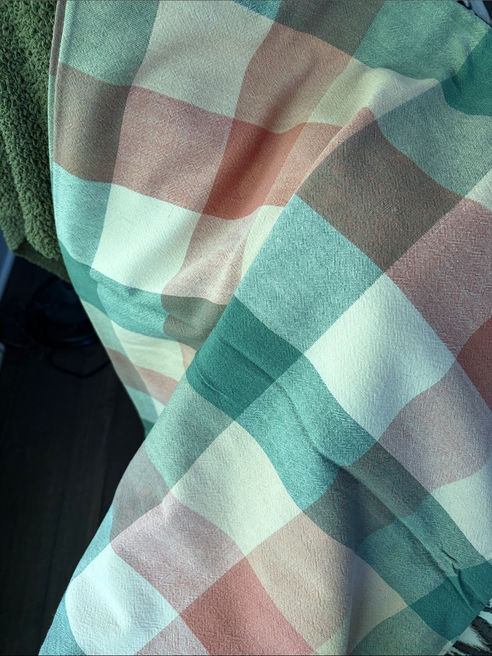 Fall plaid tablecloth - Picture 3 of 5